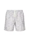 Eleventy Tropical Print Beach Boxer Pockets