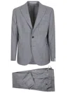 Eleventy Wool-cashmere Blend Blazer With Tailored Fit In Gray