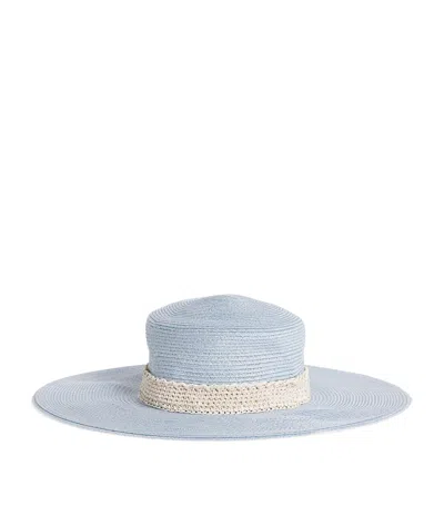 Eleventy Hemp Sunhat In Blue