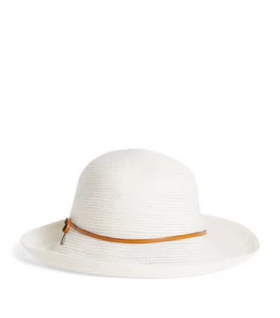 Eleventy Hemp Woven Hat In White