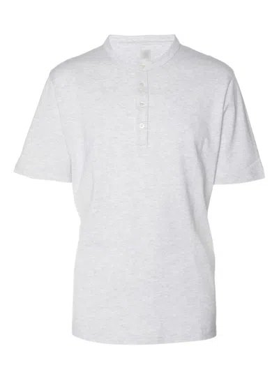 Pre-owned Eleventy Henley T-shirt In Gray