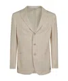 Eleventy Single Breasted Casual Jacket In Nude