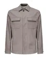Eleventy Chest Pocket Casual Jacket In Gray