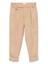 Eleventy Herringbone Trousers In Neutrals