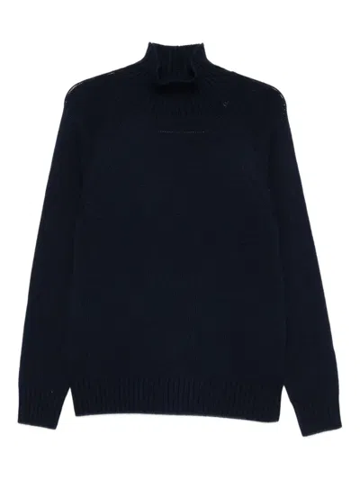 ELEVENTY HIGH-NECK LONG-SLEEVE SWEATER