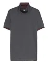 Eleventy High-neck Short-sleeve Top In Gray