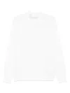 Eleventy High-neck Wool Sweater In White