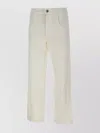 Eleventy High Waist Stretch Cotton Jeans