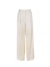 Eleventy High-waisted Linen Trousers