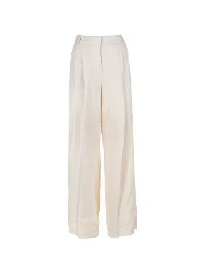 Eleventy Woman Pants Beige Size 10 Linen In Neutral
