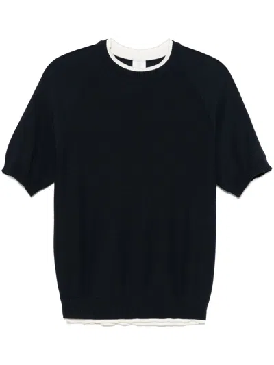 Eleventy Honeycomb T-shirt In Multicolour
