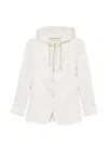 Eleventy Neutrals Hooded Flap Pockets J In White