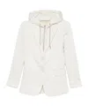 Eleventy Neutrals Hooded Flap Pockets J In White