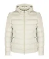 Eleventy Welt-pockets Padded Jacket In White