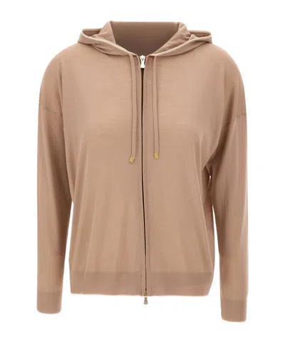 ELEVENTY ELEVENTY HOODED ZIP-UP SWEATER