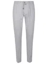 Eleventy Drawstring Trousers In Gray