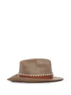 Eleventy Interwoven Sun Hat In Brown