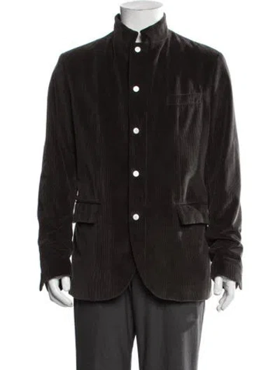 Pre-owned Eleventy Jacket In Brown
