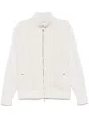 Eleventy Beige Sharkskin Jacket In Beige