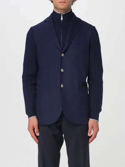 Eleventy Jacket  Men Color Blue