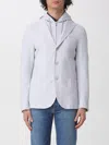 Eleventy Long-sleeved Button-up Jacket In White