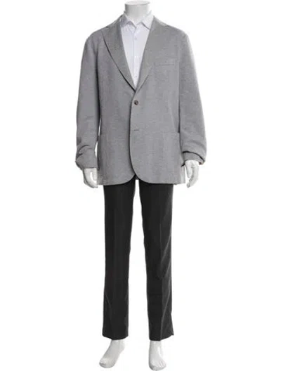 Pre-owned Eleventy Jacket In Grey