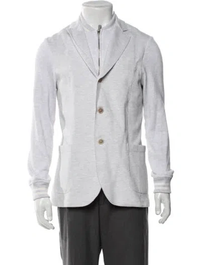 Pre-owned Eleventy Jacket In Grey
