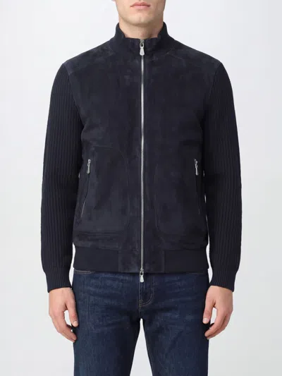 Eleventy Jacket Men Color Blue