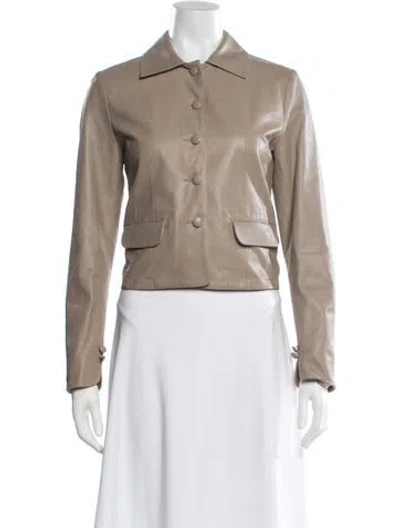 Pre-owned Eleventy Jacket In Neutral