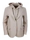 Eleventy Jacket In Neutral