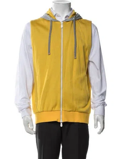 Pre-owned Eleventy Jacket W/ Tags In Yellow