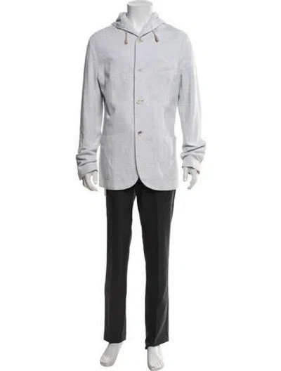 Pre-owned Eleventy Jacket In White