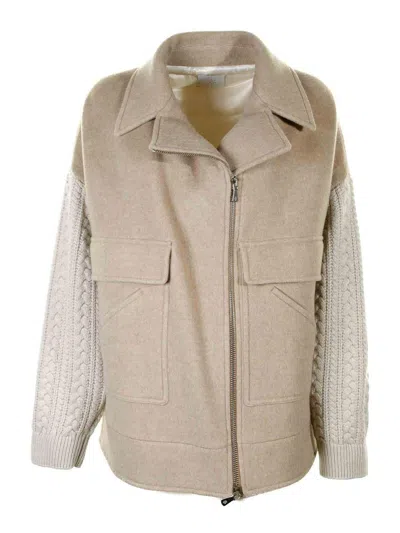 Eleventy Jacket In White