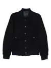 Eleventy Button-fastening Flap-pocket Jacket In Black
