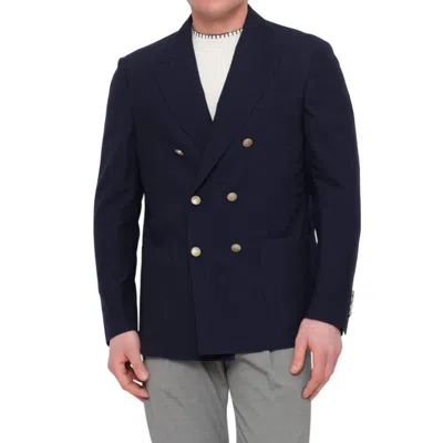 Eleventy Jackets Man  - Double Chest Jacket P Spear - Blue