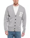 Eleventy Platinum Man Cardigan Grey Size M Wool In Gray