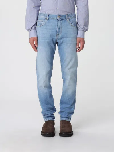 Eleventy Jeans  Men Color Ivory In Blue