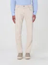 Eleventy Slim Fit Light Sand Jeans With Five-pocket Design In Sand