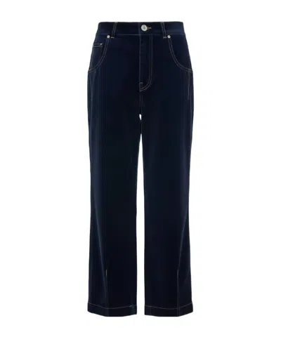 Eleventy Jeans With Belt Loops In Black
