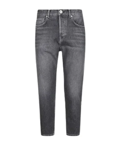 Eleventy Jeans With Belt Loops In Gray