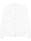 Eleventy Bomberjacke Aus Jersey In 白色