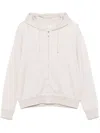 Eleventy Jersey Hoodie In Neutrals