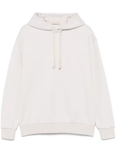 Eleventy Jersey Hoodie In Neutrals