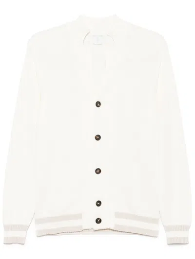 Eleventy Jersey Jacket Clothing In White