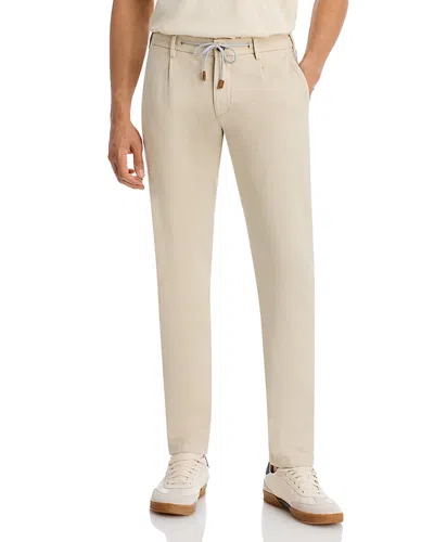 Eleventy Jersey Jogger Pants In Neutral