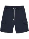 Eleventy Jersey Shorts In Blue