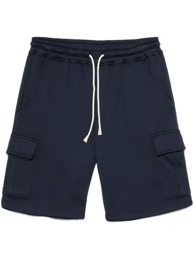 Eleventy Jersey Shorts In Blue