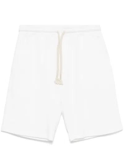 Eleventy Jersey Shorts In White