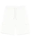 Eleventy Jersey Shorts In White