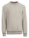 Eleventy Jersey Sweatshirt In Neutrals